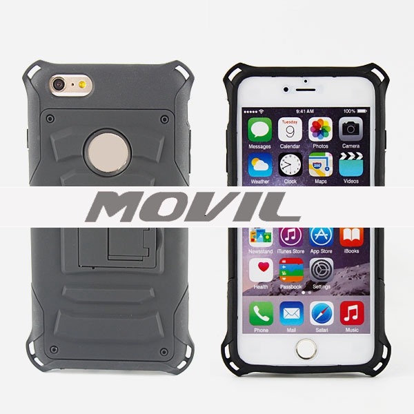 NP-2142 Combinación tpu   pc funda para Apple iPhone 6 plus-0